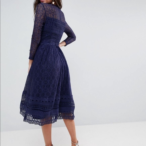 Premium Lace Midi Dress from ASOS - Picture 2 of 7